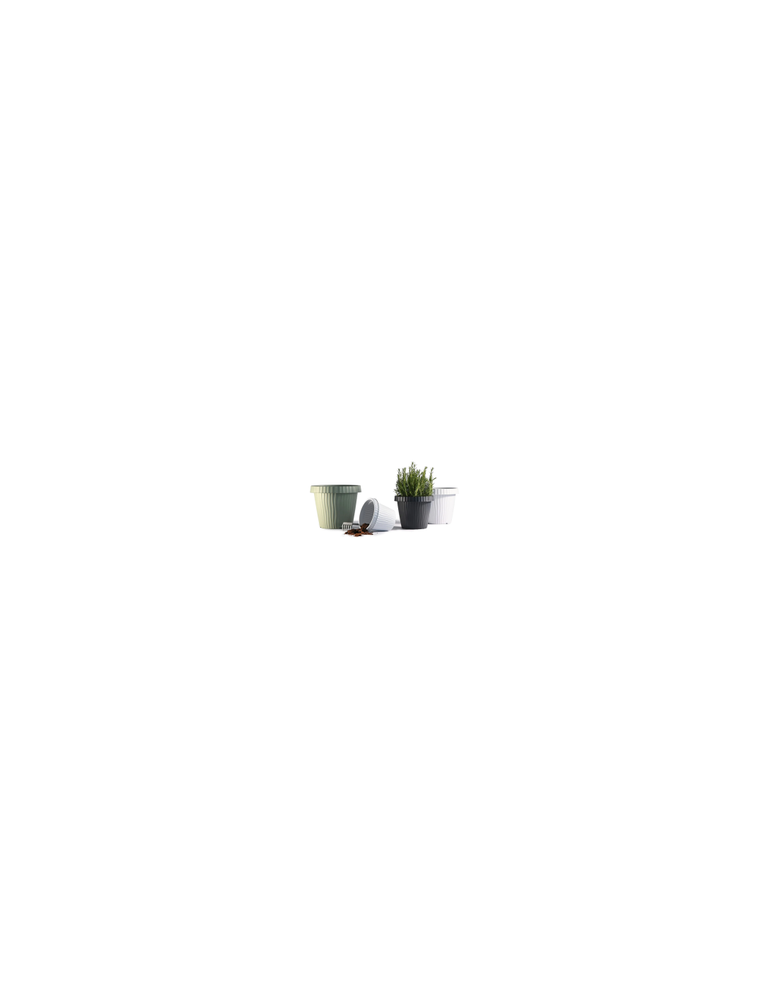 VASO ONDA 31450 50CM GHIACCIO