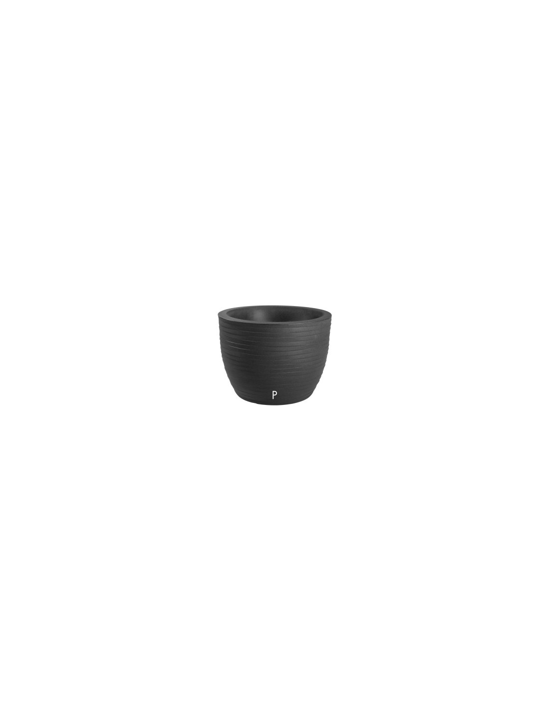 HERA VASO ELEGANCE 30CM ANTRACITE su TreG Ingrosso