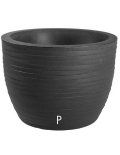 HERA VASO ELEGANCE 40CM ANTRACITE su TreG Ingrosso
