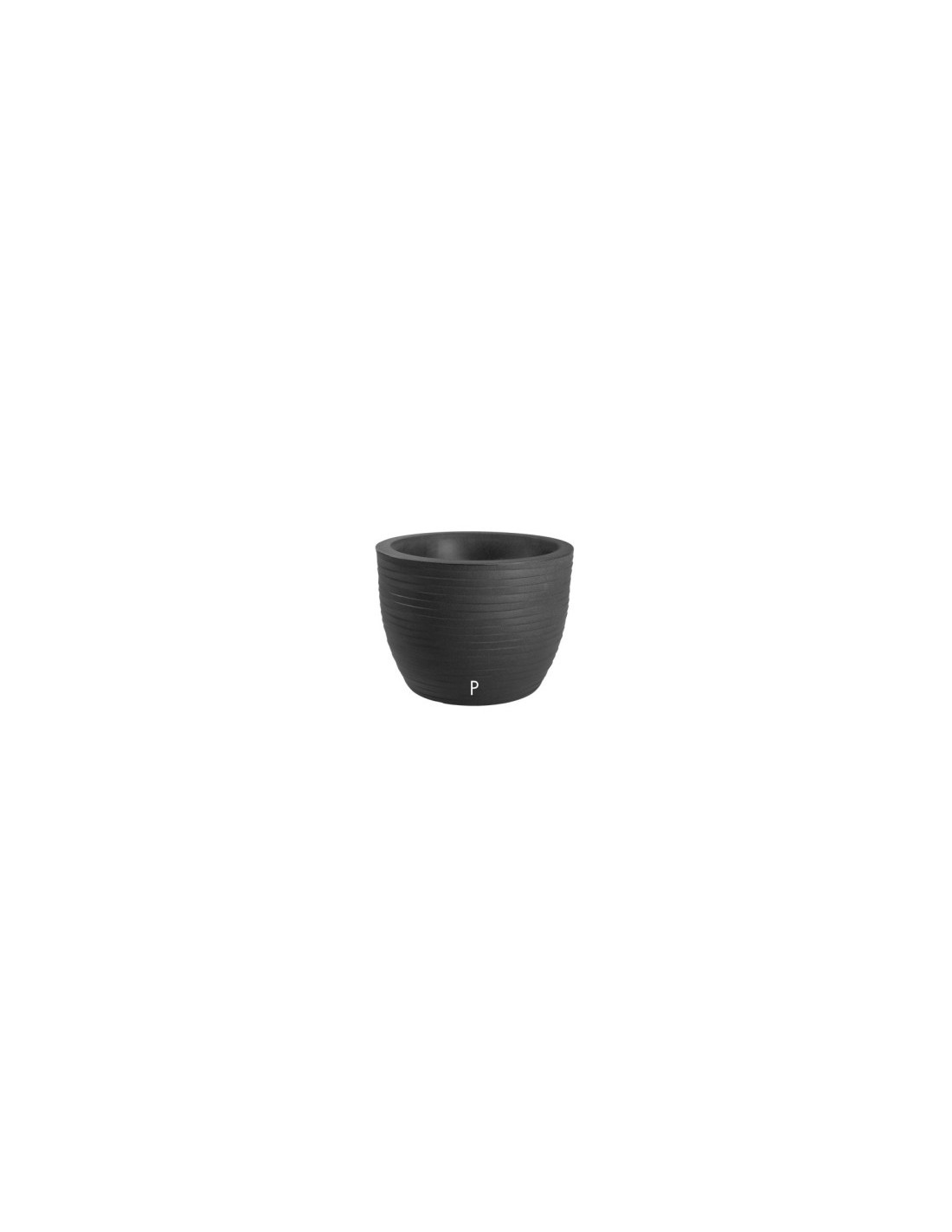 HERA VASO ELEGANCE 40CM ANTRACITE su TreG Ingrosso