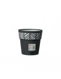 VASO OPERA ORFEO 20 CM GRAFITE/GRIGIO LUCE 94503 STEFANPLAST su Tre...
