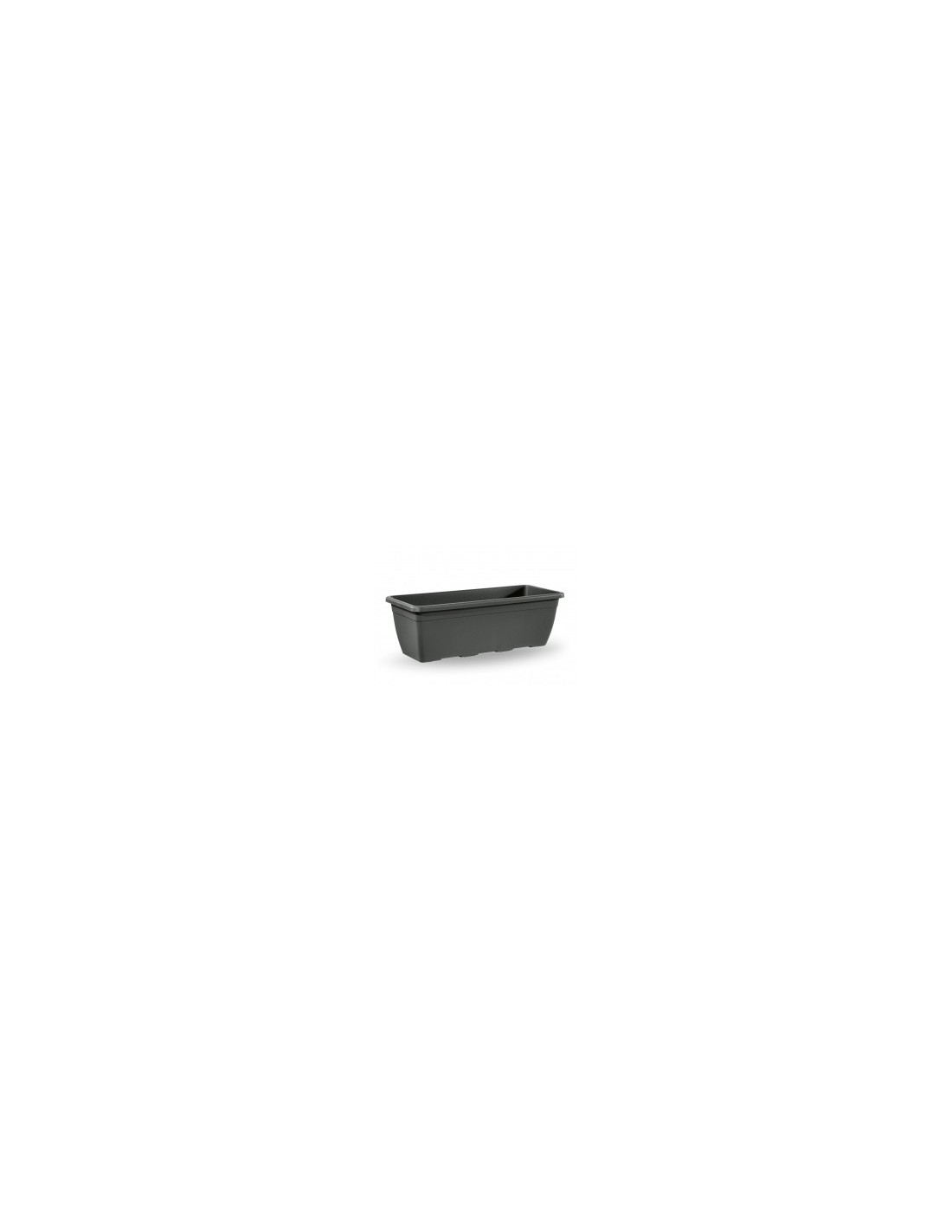 NAXOS FIORIERA CON SOTTOVASO IN PLASTICA 40 CM ANTRACITE VECA su Tr...