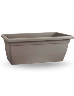 ANTHEA FIORIERA CON SOTTOVASO RETTANGOLARE TORTORA su TreG Ingrosso 2