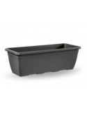 NAXOS FIORIERA CON SOTTOVASO IN PLASTICA 50X16X20CM ANTRACITE VECA ...