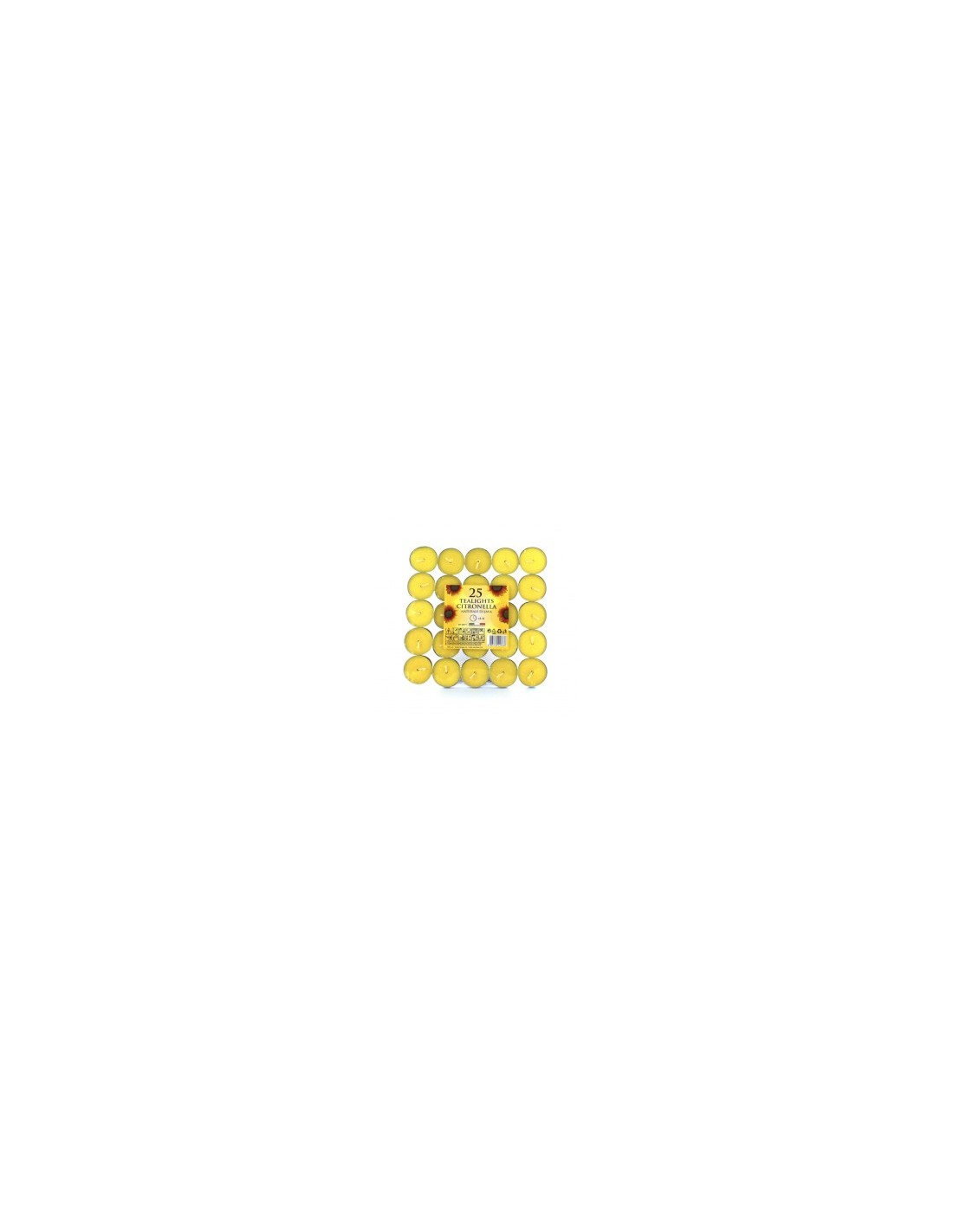 CONF 25 TEALIGHT 14127 CITRONELLA su TreG Ingrosso