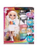 Rainbow High Watercolour & Create DIY Fashion Doll, Acquerelli Lavabili, Kit Tie-Dye, Colora, Crea, Gioca, Risciacqua e Ripeti