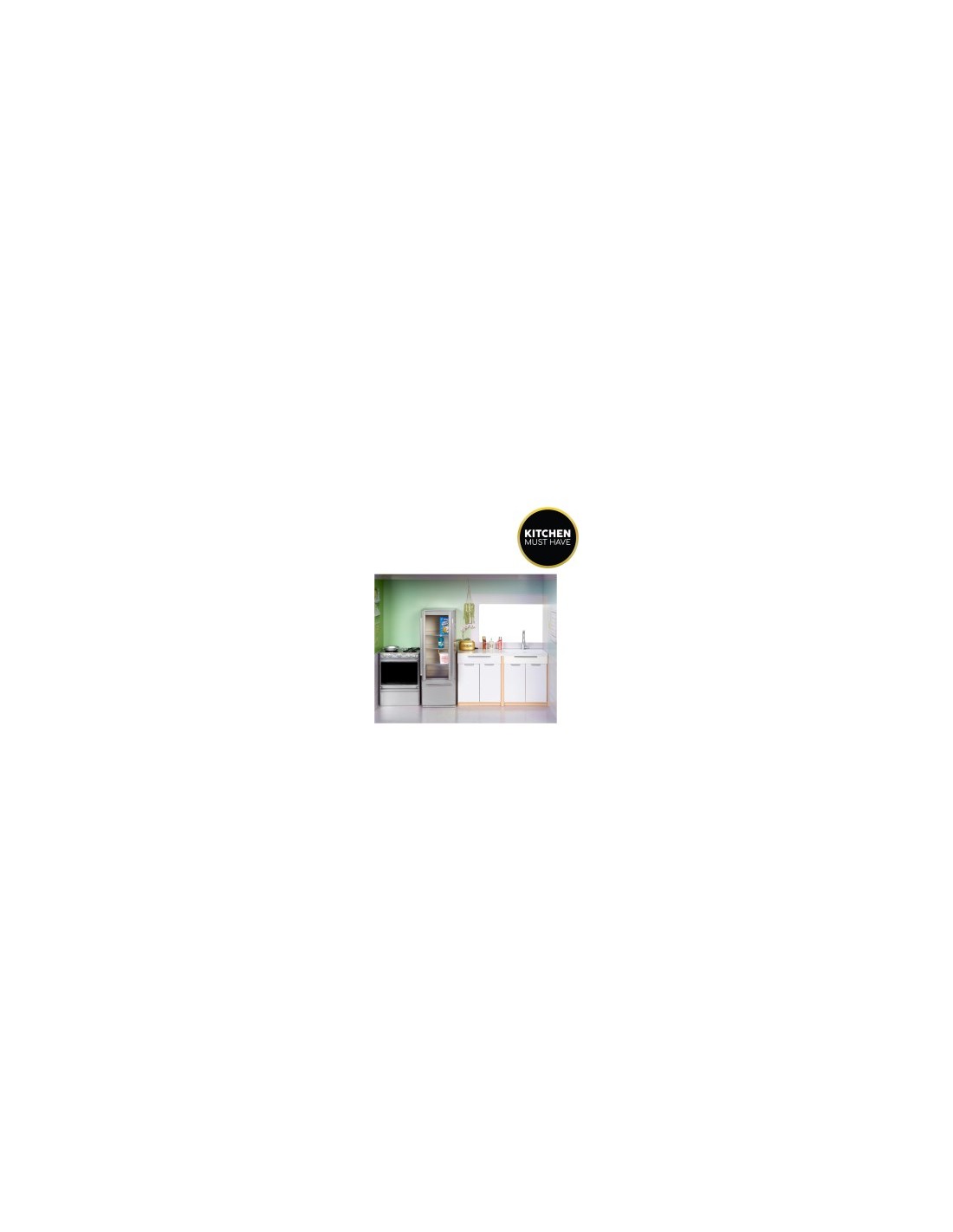 Rainbow High Townhouse, Casa delle Bambole in Legno, 3 Piani, 5 Stanze, Patio, Ascensore, Arredata, Accessori, Età 4+