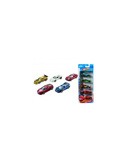 HOT WHEELS 1806 CONFEZIONE 5 AUTO MATTEL su TreG Ingrosso