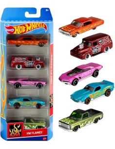 HOT WHEELS 1806 CONFEZIONE 5 AUTO MATTEL su TreG Ingrosso