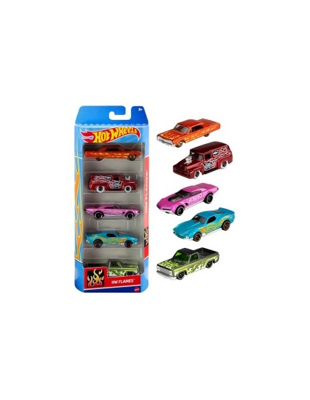 HOT WHEELS 1806 CONFEZIONE 5 AUTO MATTEL su TreG Ingrosso