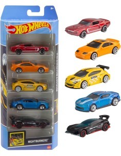 HOT WHEELS 1806 CONFEZIONE 5 AUTO MATTEL su TreG Ingrosso