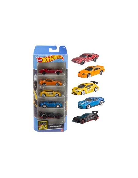 HOT WHEELS 1806 CONFEZIONE 5 AUTO MATTEL su TreG Ingrosso