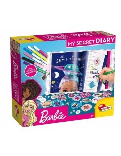 Giochi Barbie My Secret Diary, Diario Segreto Personalizzabile, Gemme Adesive, Lucchetto e Chiavi, Stickers e Pennarelli