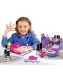 Barbie My Trend Nail Art-Colour Change, Kit per Creare Smalti Cambia Colore, Macchina Asciuga Smalto, Gemme Adesive-Lisciani