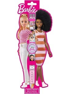 Barbie Orologio Digitale, Rocco Giocattoli Orologio Barbie, Design Barbie, Cinturino Plastica, Orologio Da 3 Anni