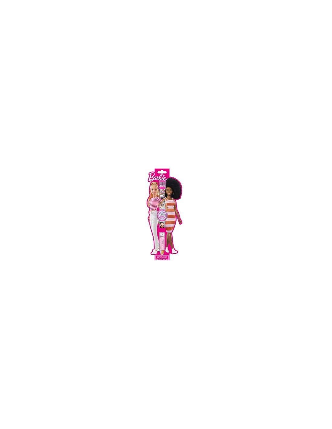 Barbie Orologio Digitale, Rocco Giocattoli Orologio Barbie, Design Barbie, Cinturino Plastica, Orologio Da 3 Anni