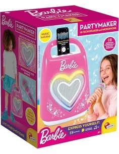 Barbie Party-Partymaker - Speaker Bluetooth e Microfono per Festeggiamenti