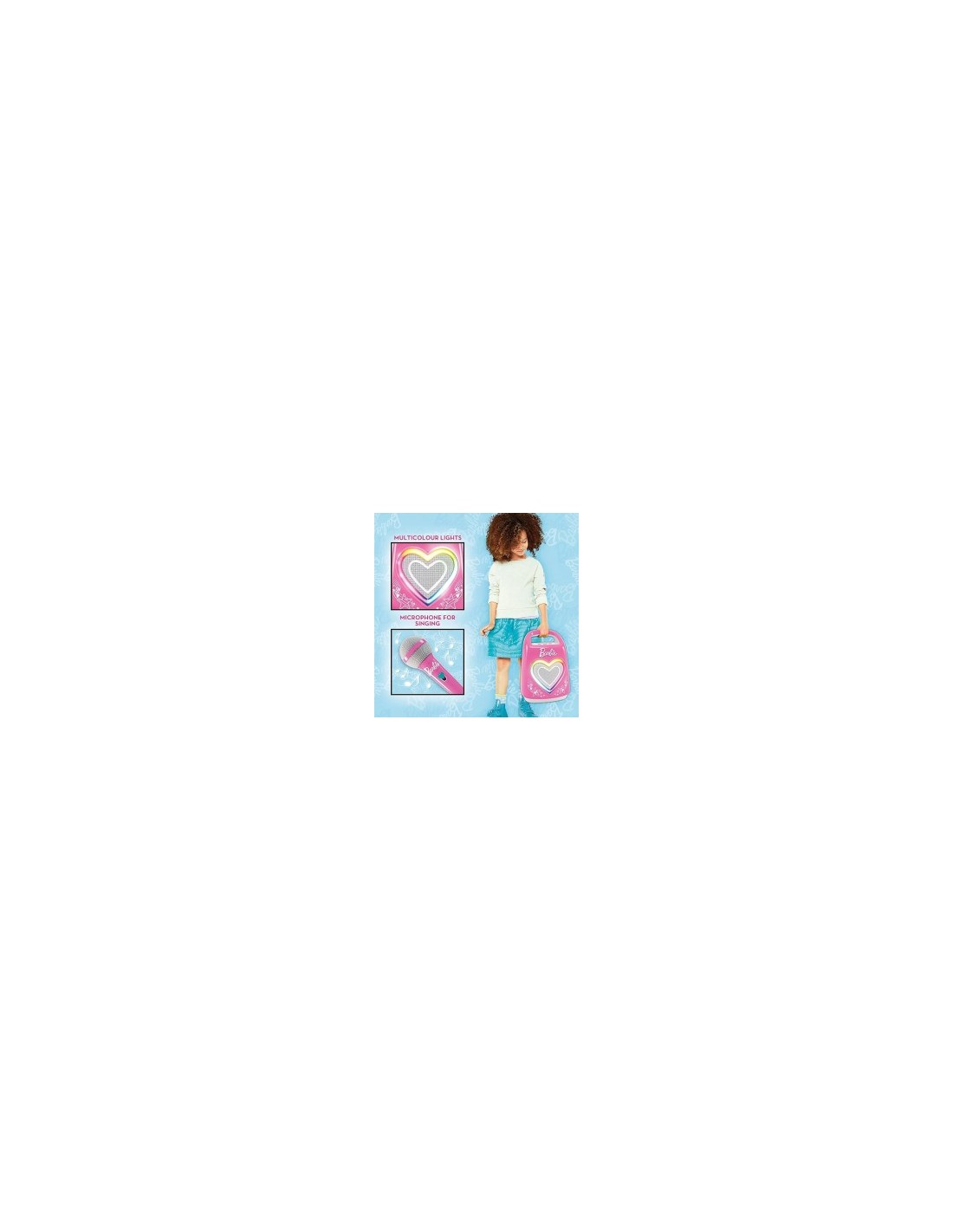 Barbie Party-Partymaker - Speaker Bluetooth e Microfono per Festeggiamenti