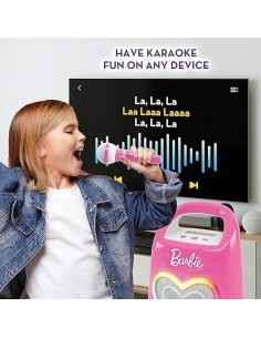 Barbie Party-Partymaker - Speaker Bluetooth e Microfono per Festeggiamenti