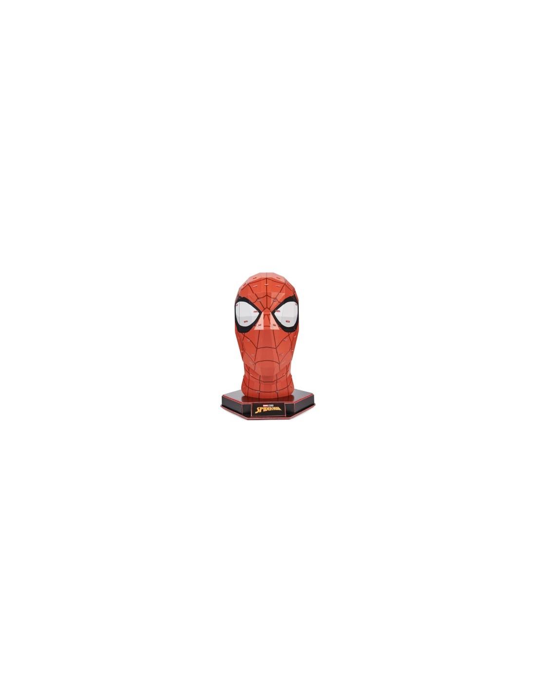 4D Puzzle Marvel Spider-Man, Kit Modellismo 3D da 82 Pezzi con Supporto, Decorazione da Tavolo Spider-Man, 12+ Anni
