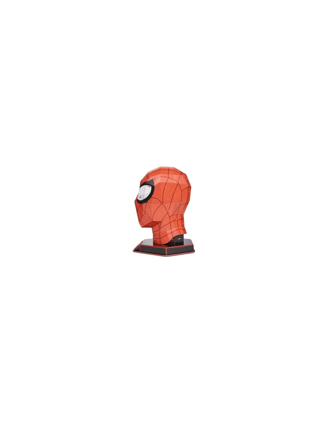 4D Puzzle Marvel Spider-Man, Kit Modellismo 3D da 82 Pezzi con Supporto, Decorazione da Tavolo Spider-Man, 12+ Anni