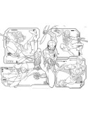 Marvel Puzzle DF Maxi Floor 108 Pezzi Spiderman - Puzzle Double Face