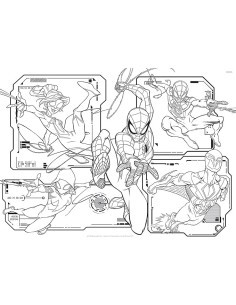 Marvel Puzzle DF Maxi Floor 108 Pezzi Spiderman - Puzzle Double Face