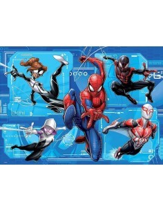 Marvel Puzzle DF Maxi Floor 108 Pezzi Spiderman - Puzzle Double Face