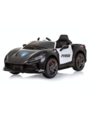 AUTO ELETTRICA POLIZIA NERO 12V