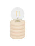 LAMPADA TAVOLO 202663 PERRY CERAMICA BEIGE 9X18CM