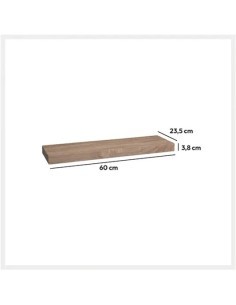MENSOLA MDF 60CM NATURALE su TreG Ingrosso