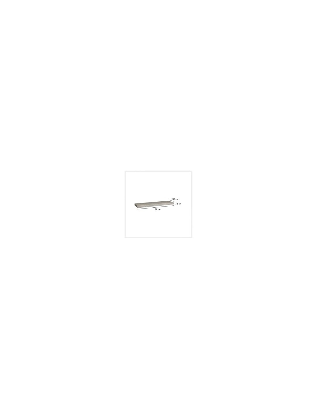 MENSOLA 138954D 80CM GRIGIO su TreG Ingrosso