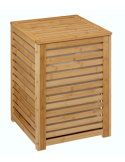PORTABIANCHERIA 160823 SICELA 65LT BAMBOO 40X40X60CM