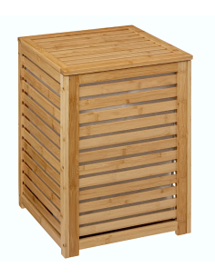 PORTABIANCHERIA 160823 SICELA 65LT BAMBOO 40X40X60CM