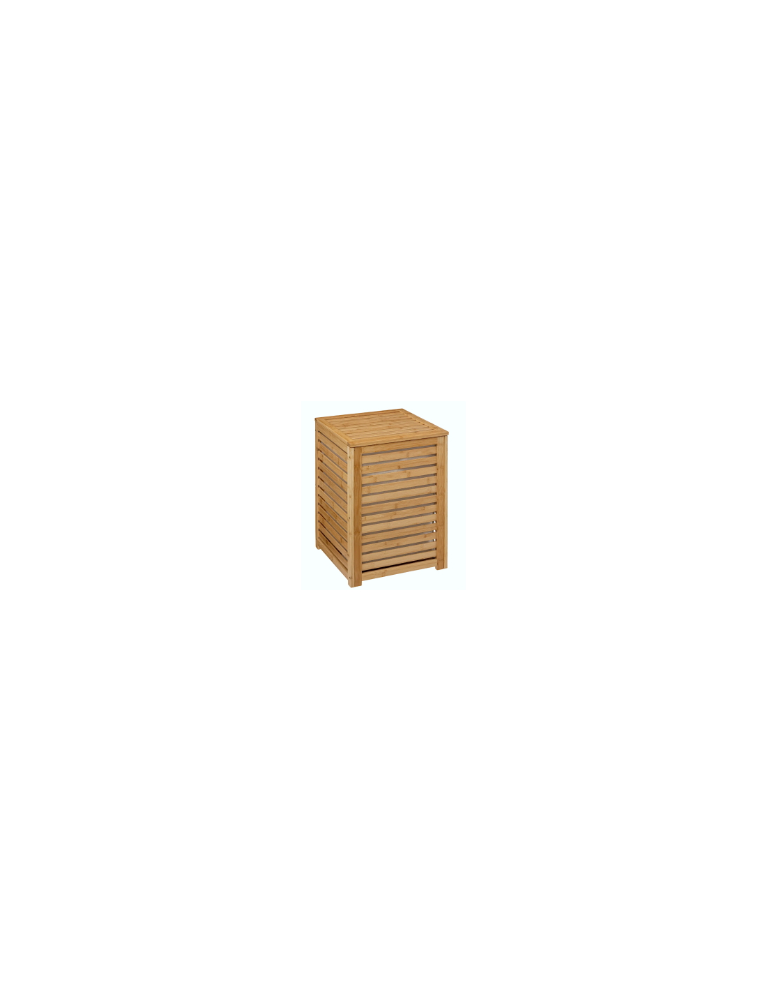 PORTABIANCHERIA 160823 SICELA 65LT BAMBOO 40X40X60CM