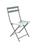 Sedia Pieghevole "Greensboro" in Acciaio, Colore Oliva, Pratica e Resistente, Ideale per Esterni, Arredo Giardino