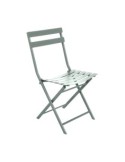 Sedia Pieghevole "Greensboro" in Acciaio, Colore Oliva, Pratica e Resistente, Ideale per Esterni, Arredo Giardino