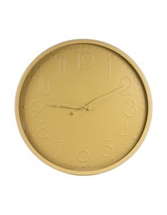 OROLOGIO PARETE 141141 GIALLO D60CM METALLO