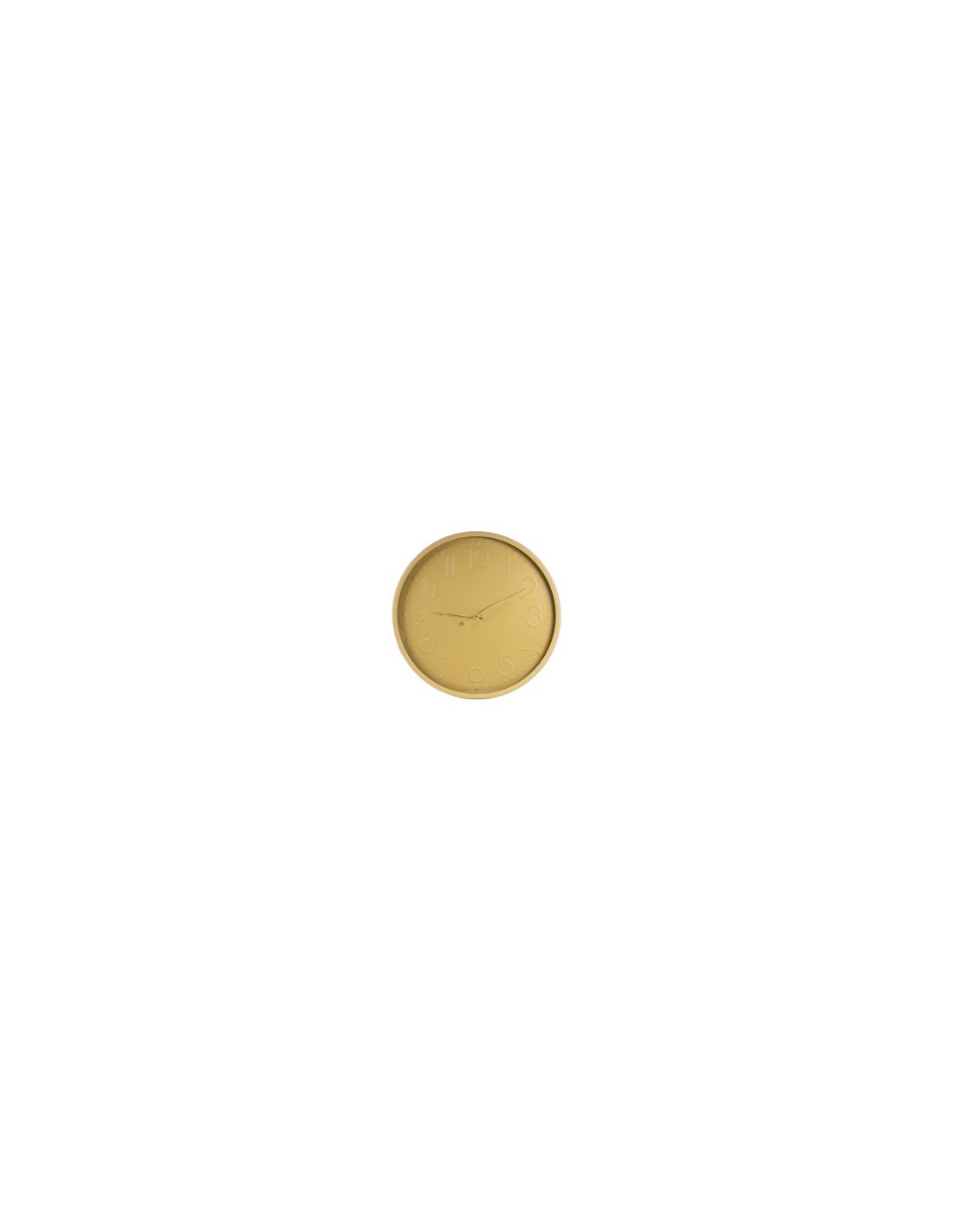 OROLOGIO PARETE 141141 GIALLO D60CM METALLO