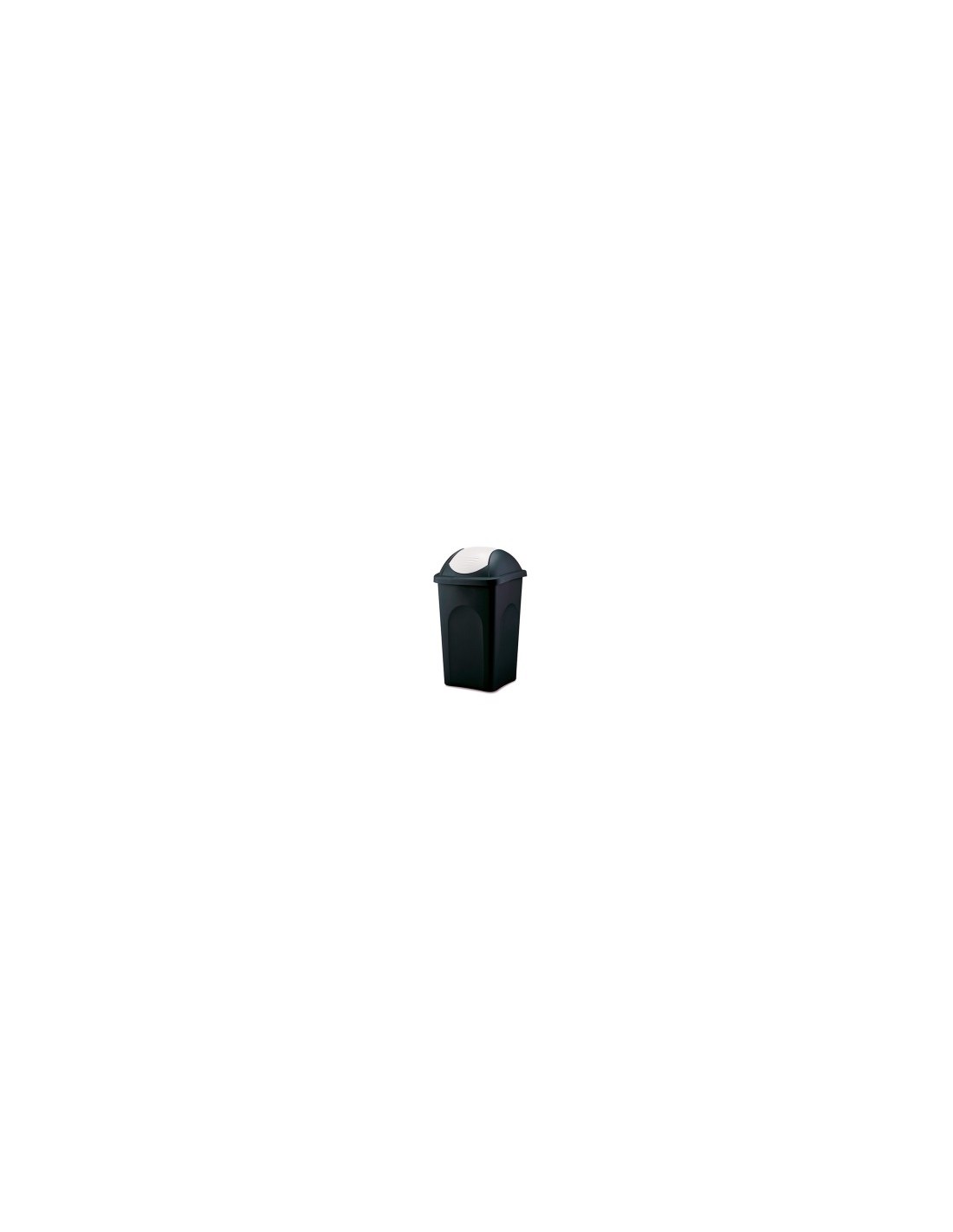 PATTUMIERA 70207 60LT NERO/BIANCO BASCULANTE su TreG Ingrosso