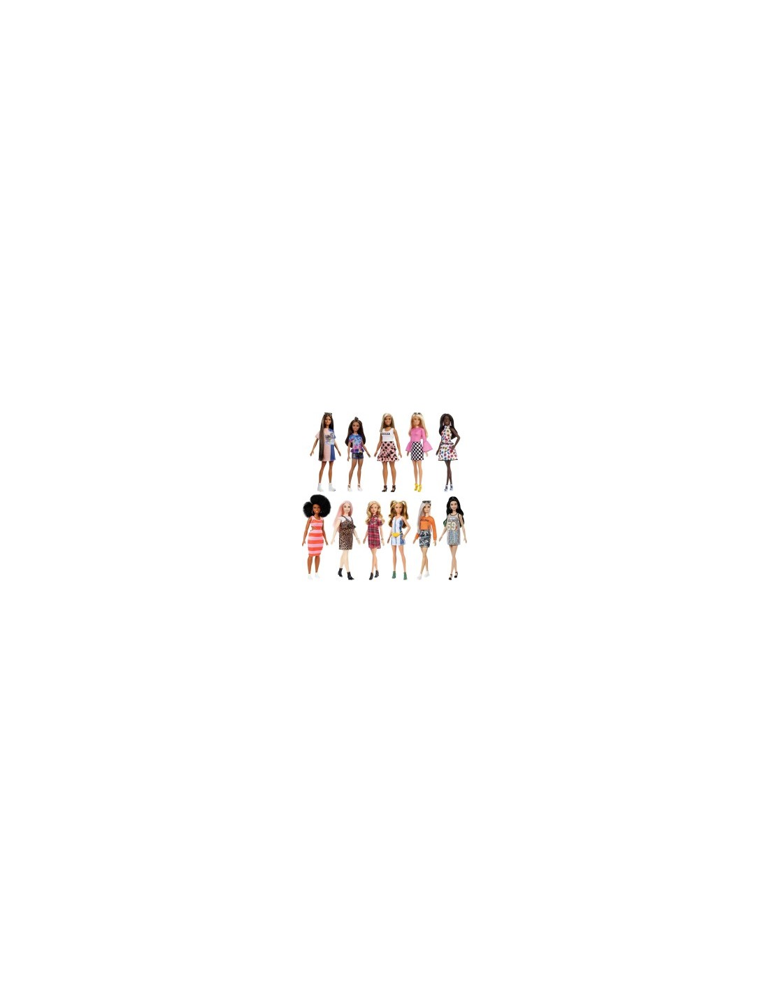 BARBIE FBR37 FASHIONISTA BAMBOLE ASSORTITE su TreG Ingrosso
