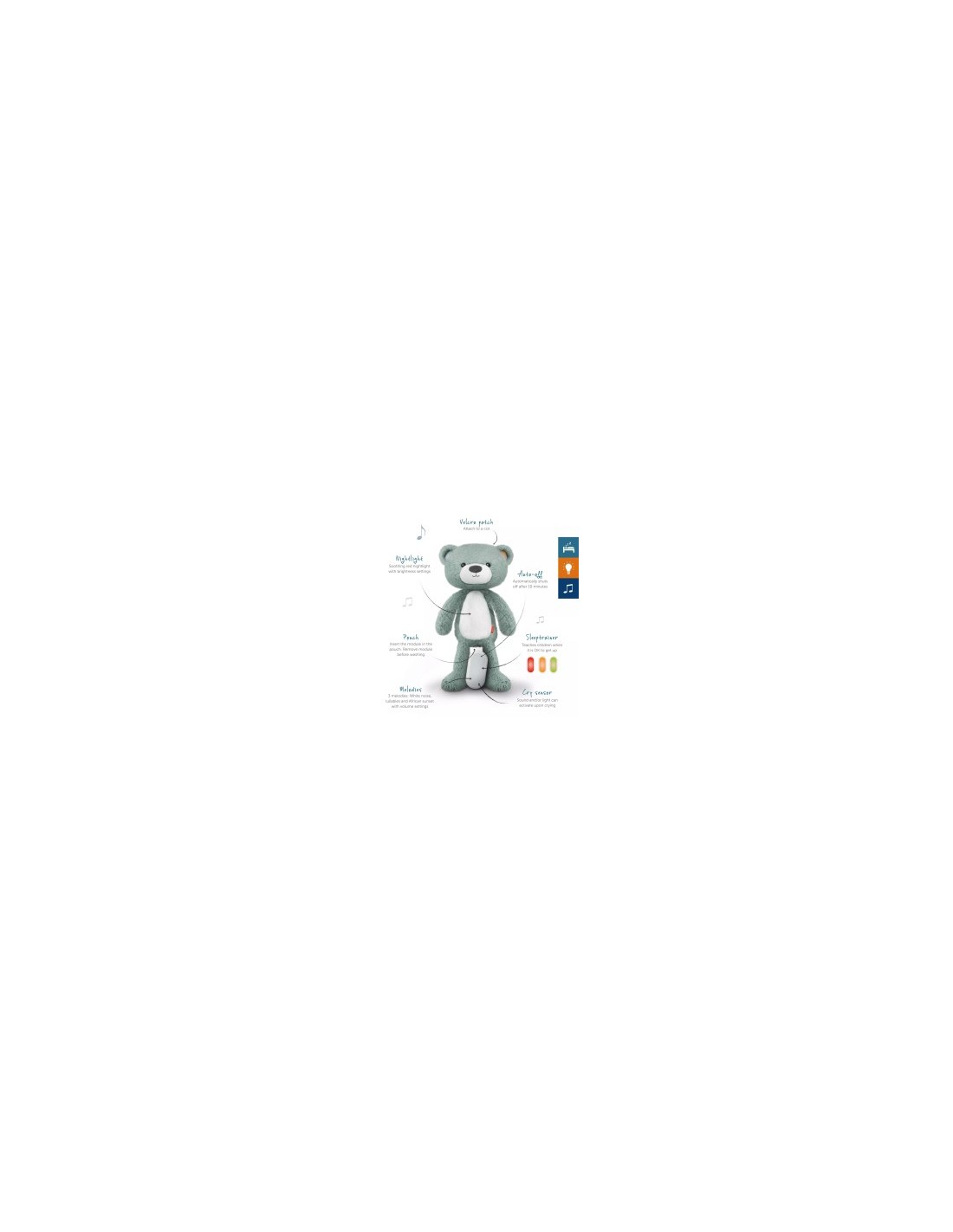 Zazu Sleeptrainer Brody Orsetto Blu