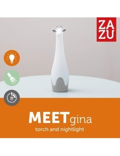 ZAZU Gina la Giraffa – Torcia e Lampada Notturna Multicolore per Bambini
