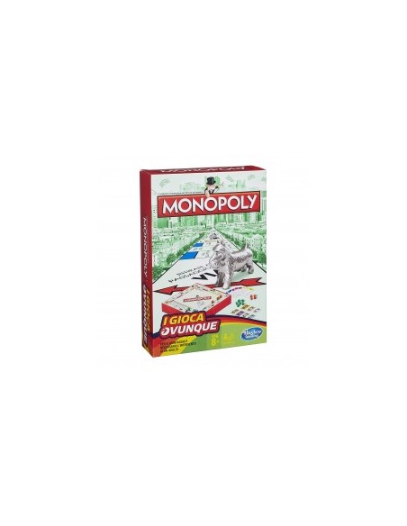 GIOCO IN SCATOLA MONOPOLY TRAVEL B1002103 HASBRO su TreG Ingrosso