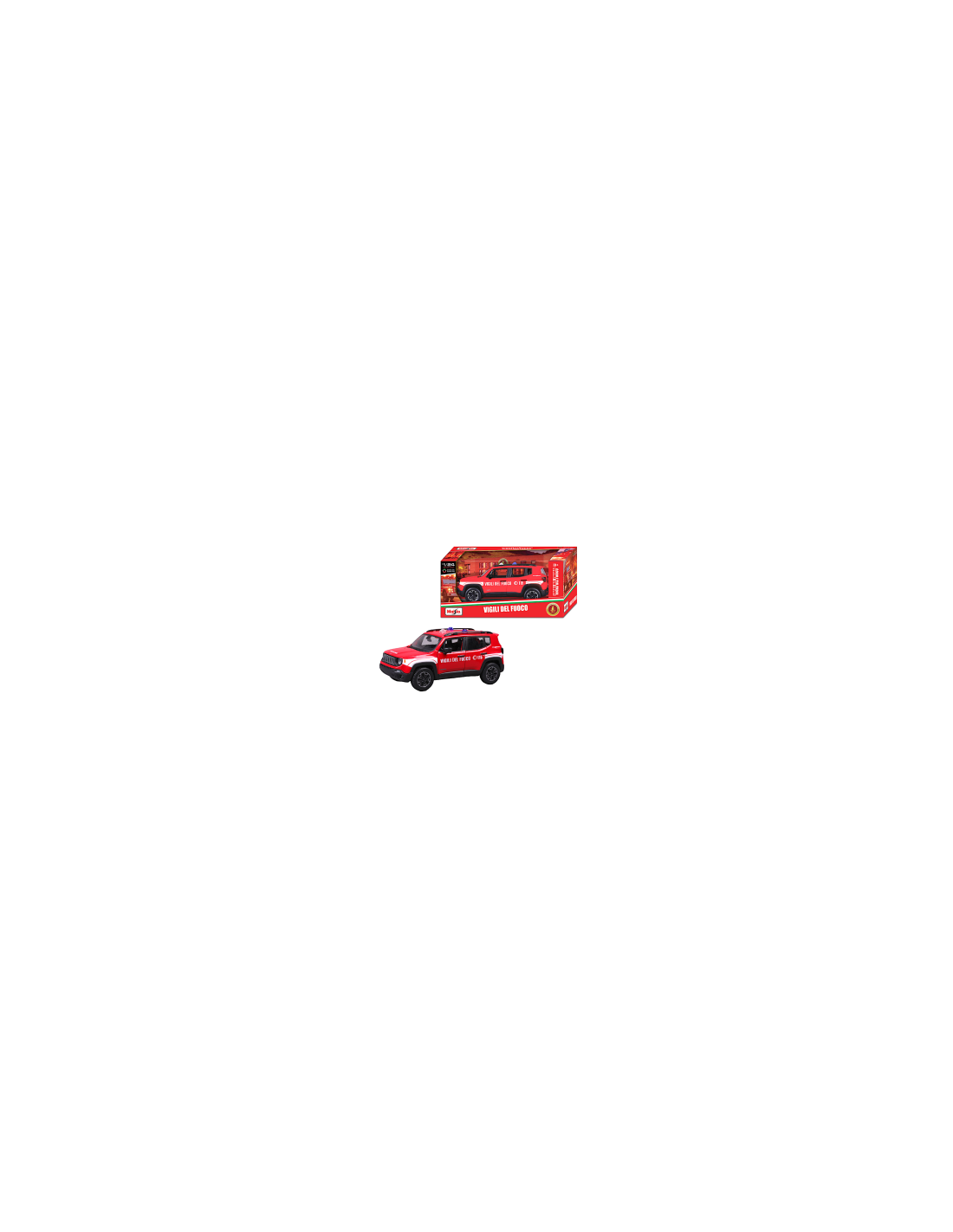 AUTO 31520V JEEP RENEGADE 1:24 VIGILI DEL FUOCO