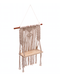MENSOLA 109747 COTONE/LEGNO 30X15X80CM DA APPENDERE