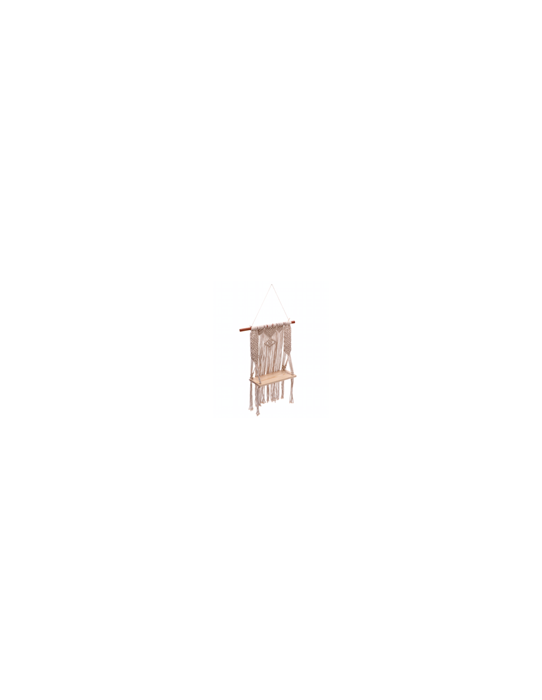 MENSOLA 109747 COTONE/LEGNO 30X15X80CM DA APPENDERE