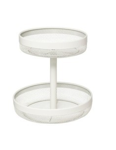 PORTAFRUTTA 189979A MAYAJ 2 LIVELLI METALLO BEIGE