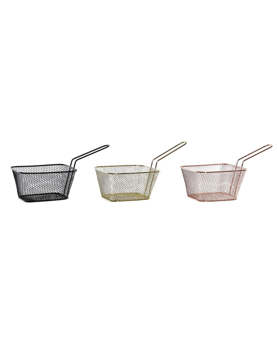 CESTELLO PC181166 ACCIAIO 24X11X13CM COLORI ASSORTITI
