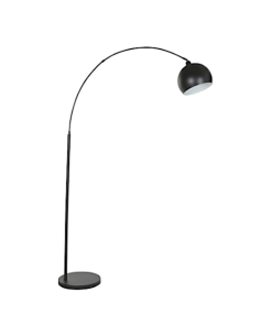 LAMPADA DA TERRA LA214394 METALLO/MARMO 36X110X195CM NERO